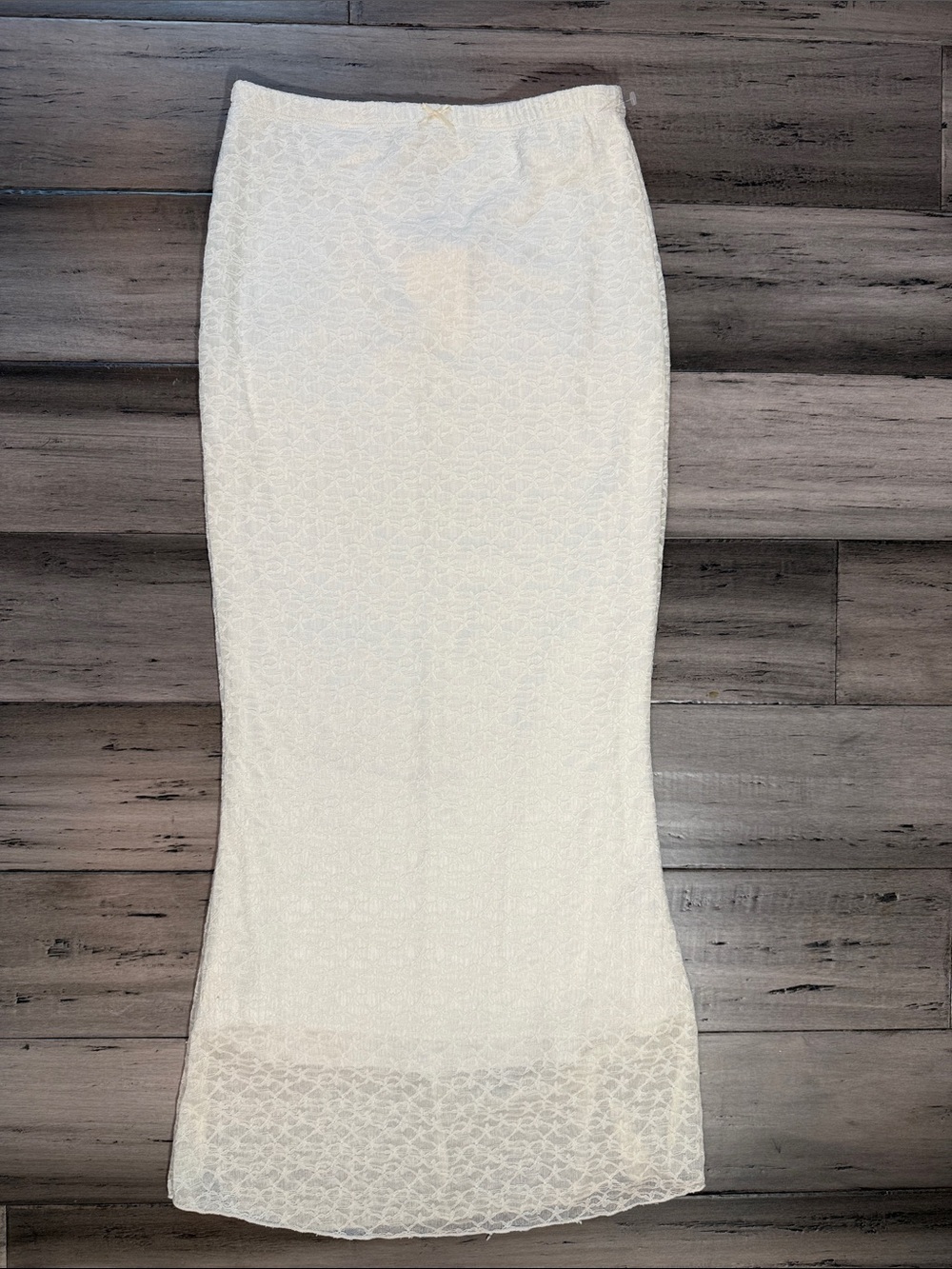 White Lace Maxi Skirt - Elegant Women's Skirt
